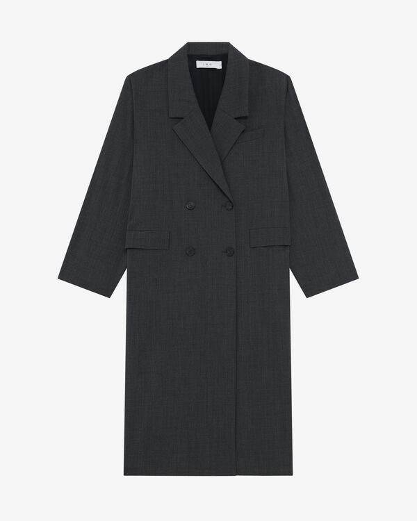 iro TRENCH OVERSIZE GRY35