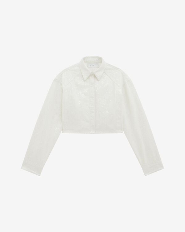 iro VESTE À SEQUINS WHI01