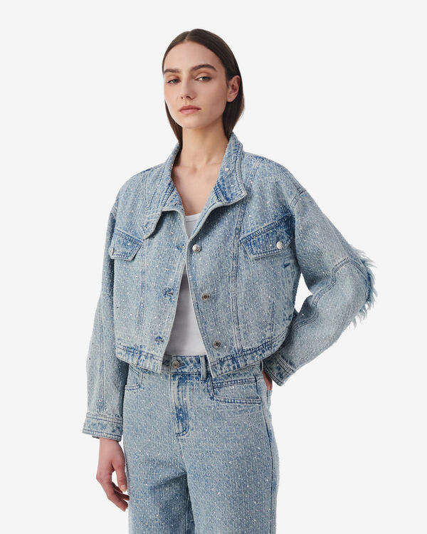 Iro VESTE À STRASS BLU56