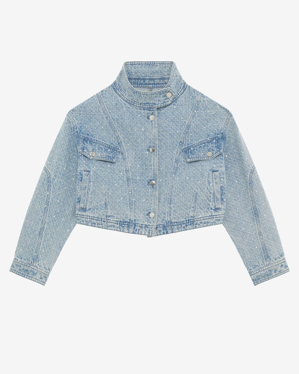 iro VESTE À STRASS BLU56