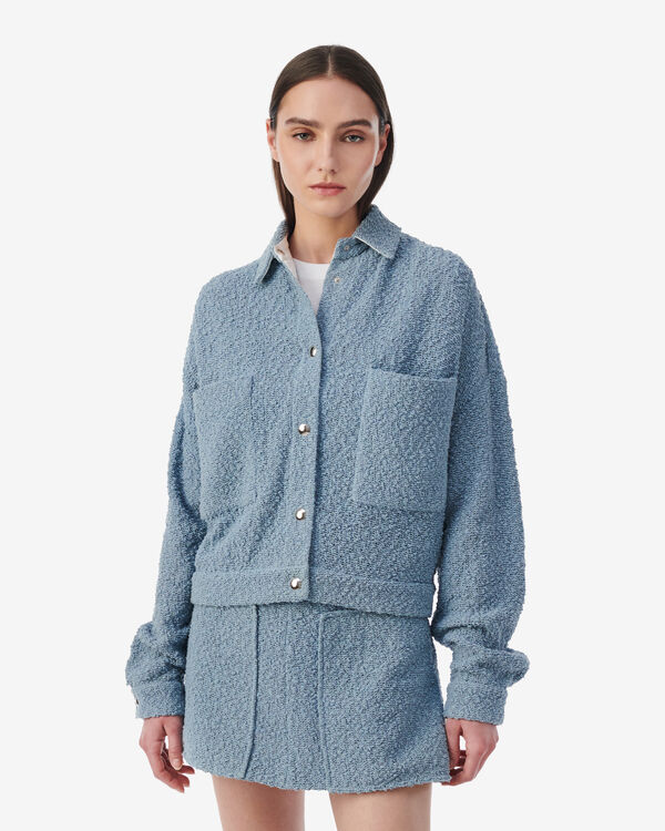 Iro VESTE COURTE BLU13