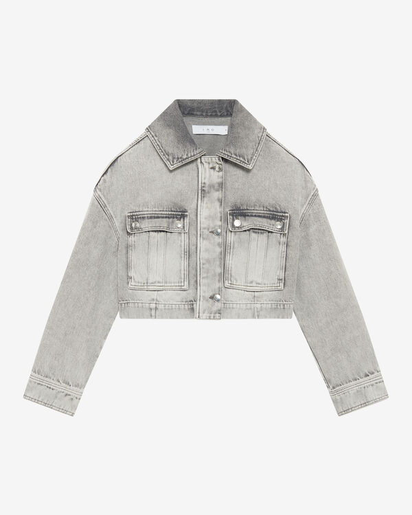 iro VESTE COURTE EN DENIM GRY08