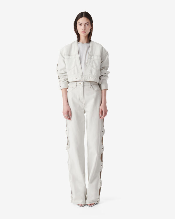 Iro VESTE COURTE EN JEAN WHI49