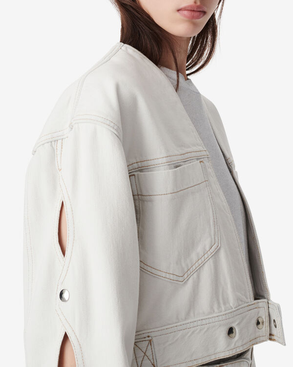 Iro VESTE COURTE EN JEAN WHI49