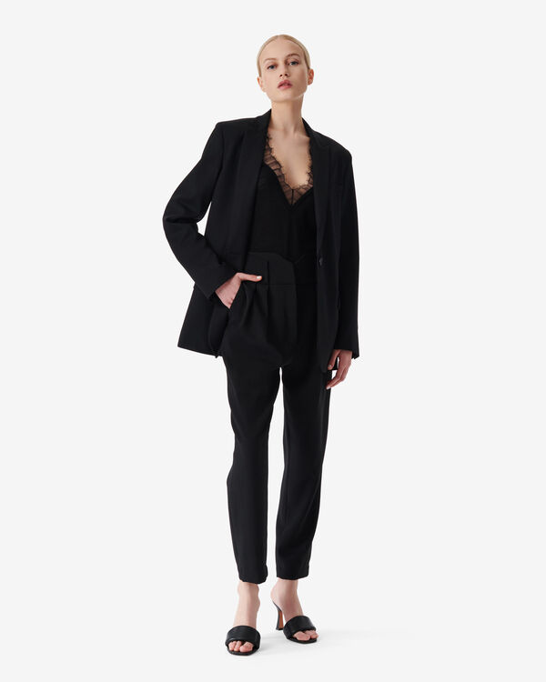 Iro VESTE DE TAILLEUR EN LAINE ALLAN BLA01