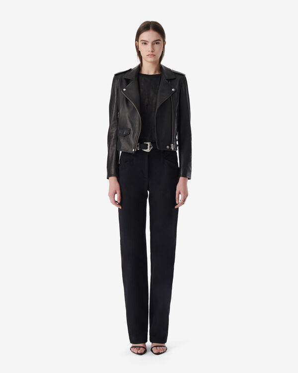 Iro VESTE EN CUIR BLA01