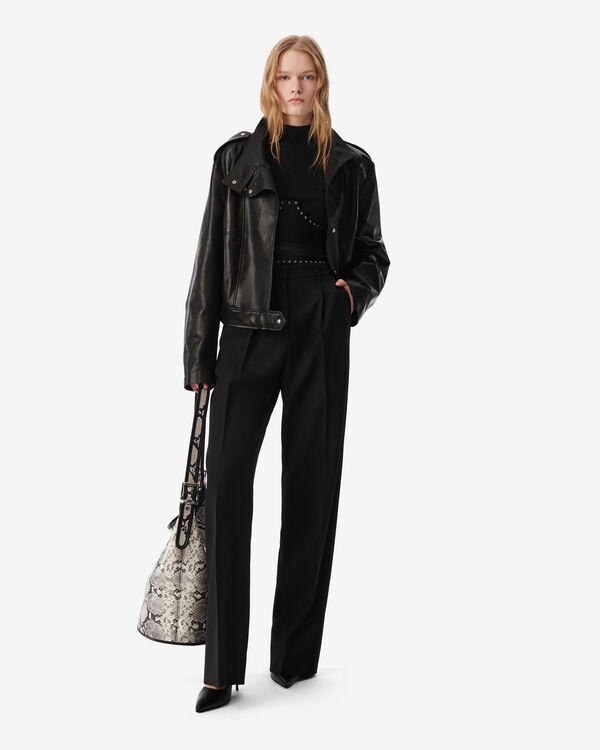 Iro VESTE EN CUIR BLA01