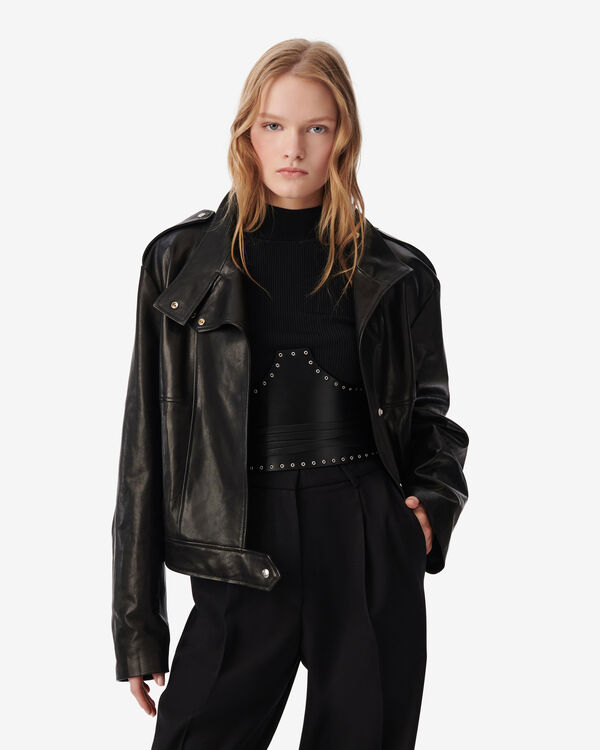 Iro VESTE EN CUIR BLA01