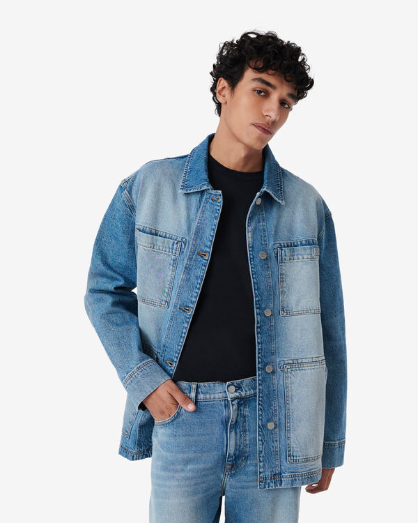 Iro VESTE EN DENIM BLU13