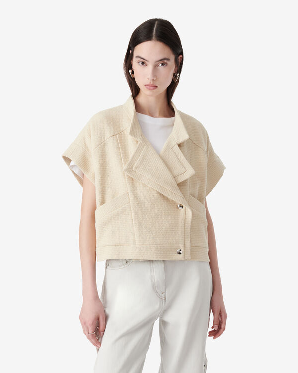 Iro VESTE EN TWEED BEI04