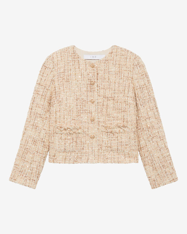 iro VESTE EN TWEED BEI35