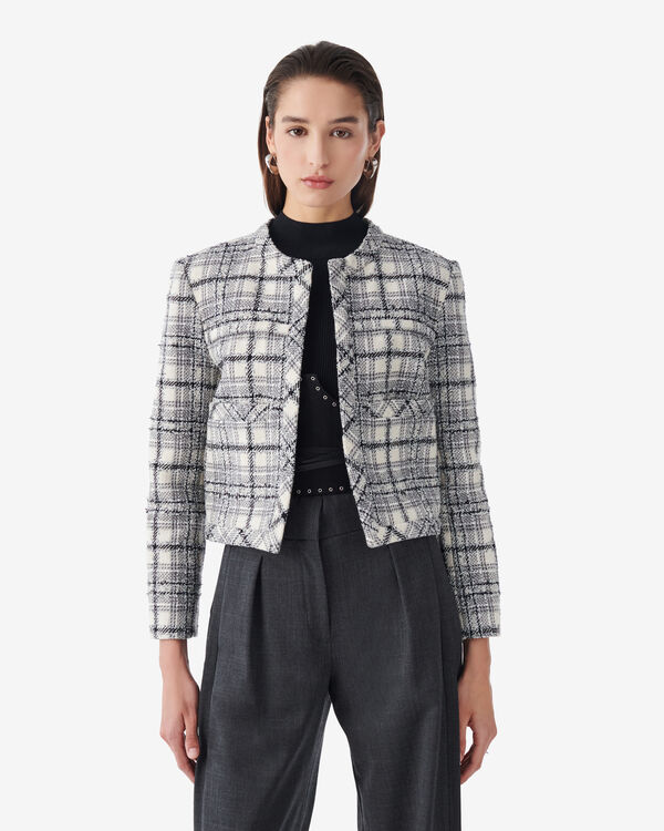 Iro VESTE EN TWEED UNI02