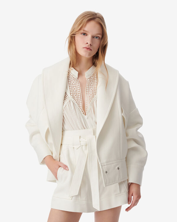 Iro VESTE OVERSIZE WHI02