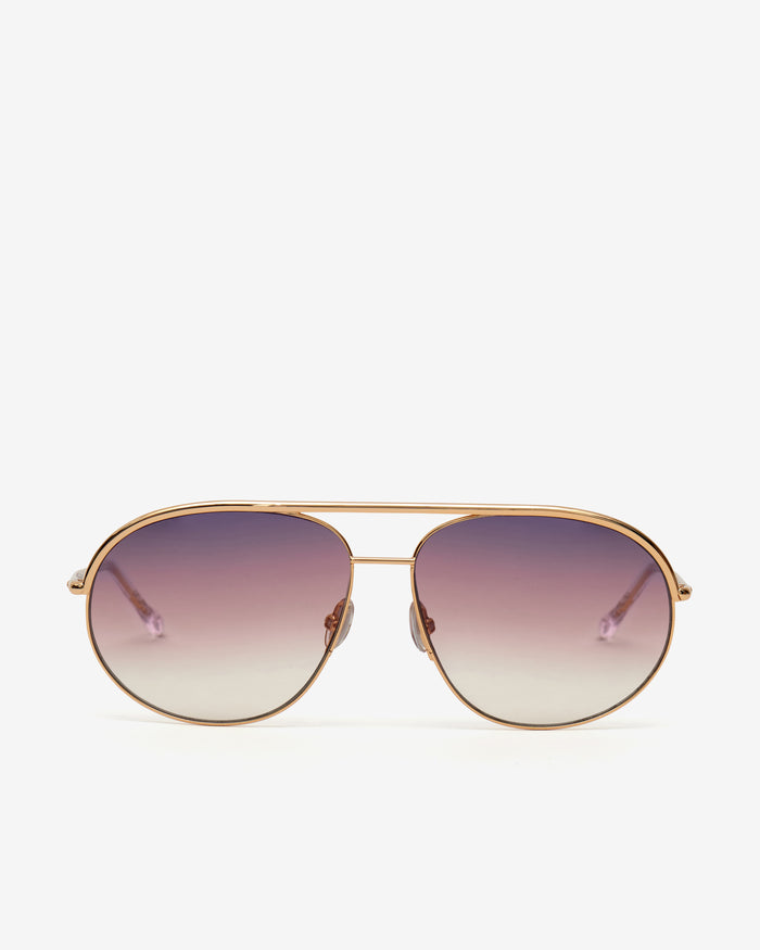 isabel marant AVIATOR TYMO Femme rose doré-gris pk be s