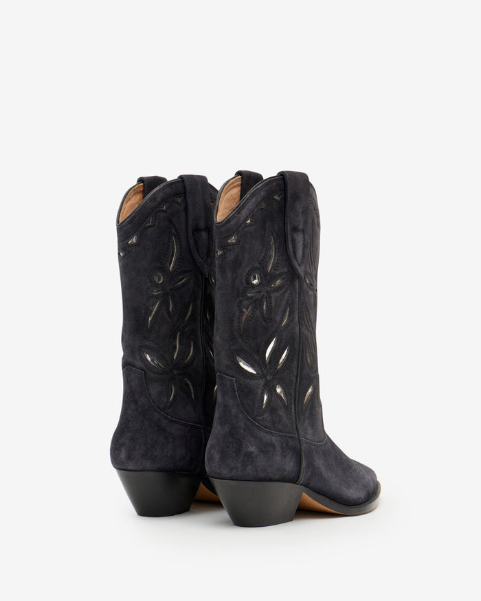 Isabel Marant Boots Duerto Femme Noir Estompé-argenté