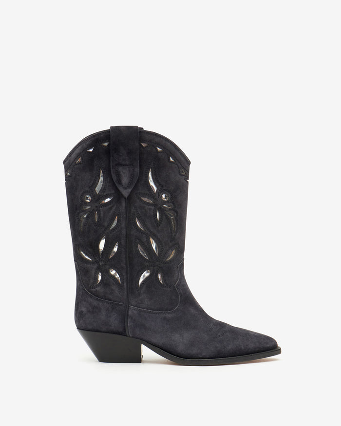 isabel marant Boots Duerto Femme noir estompé-argenté