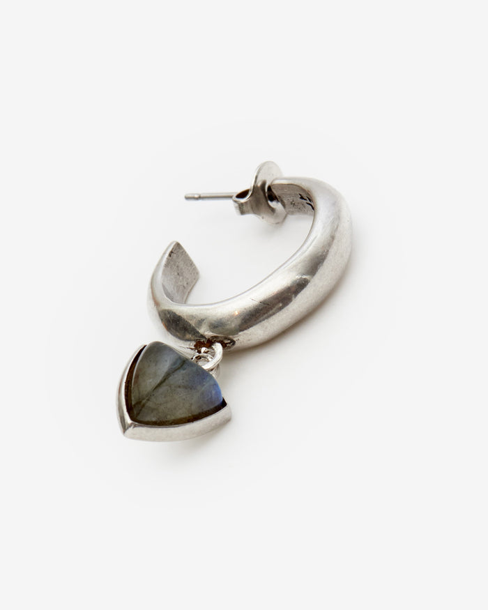 Isabel Marant Boucle D'oreille Cheerful Man Homme Kaki-argenté