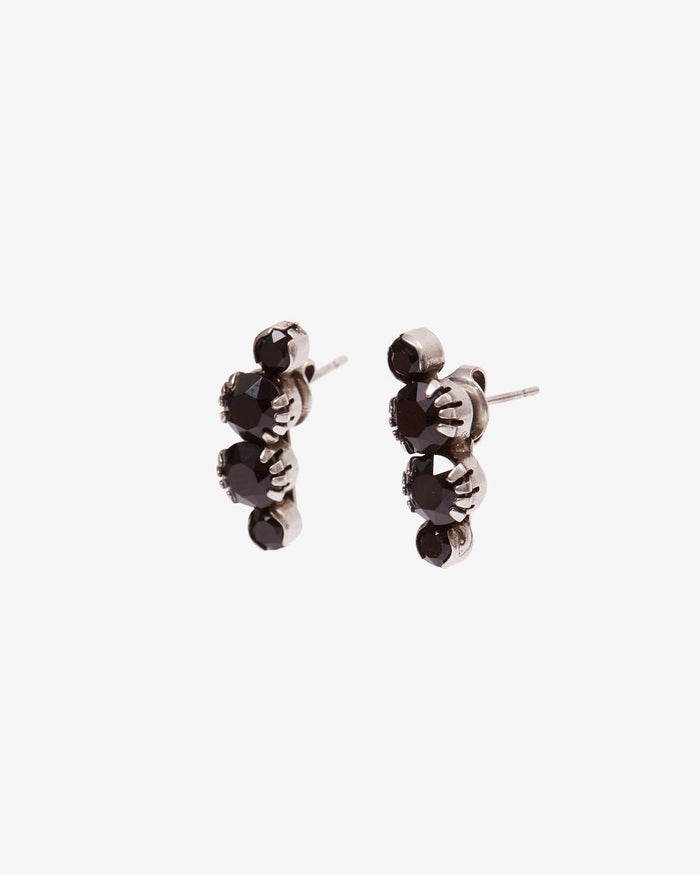 isabel marant Boucles d'oreilles A Wild Shore Femme noir et argenté