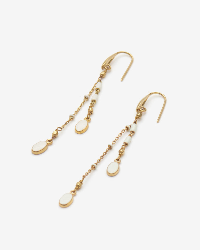 Isabel Marant Boucles D'oreilles Casablanca Femme écru