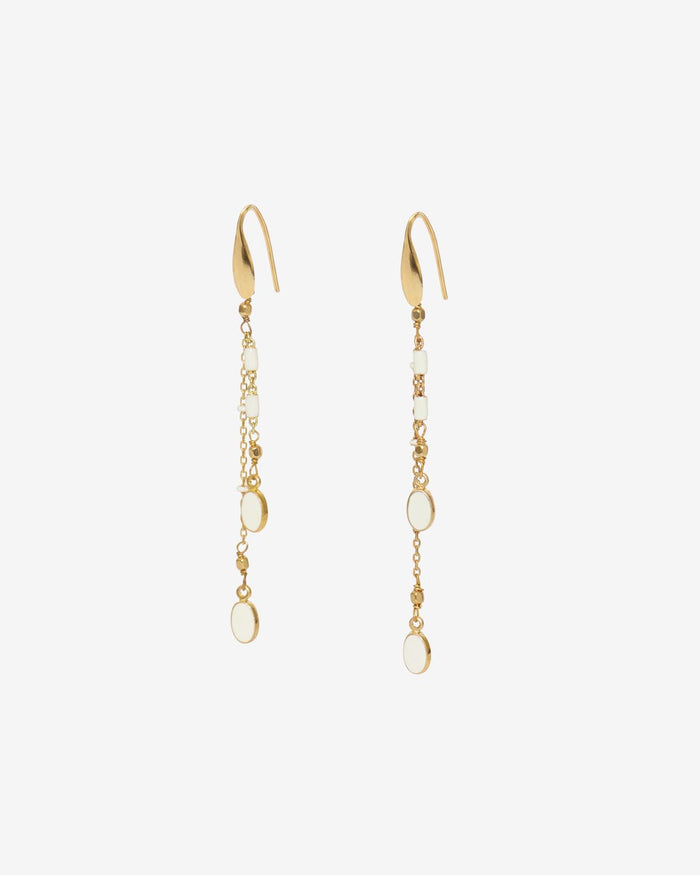 Isabel Marant Boucles D'oreilles Casablanca Femme écru