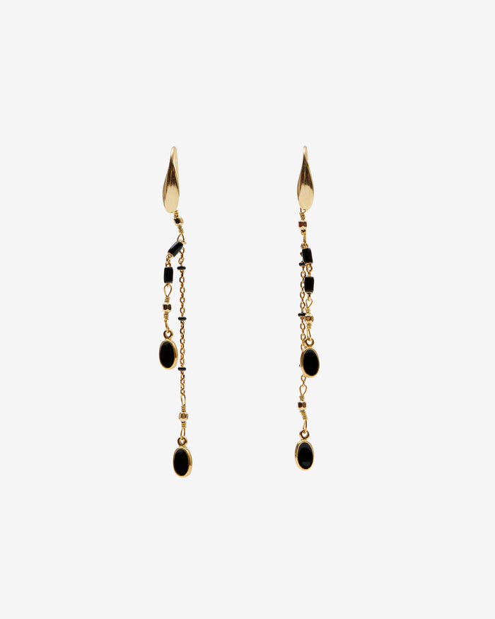isabel marant BOUCLES D'OREILLES CASABLANCA Femme noir