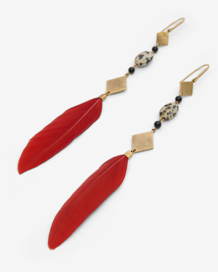 Isabel Marant BOUCLES D'OREILLES DANCING FEATHER Femme HELS