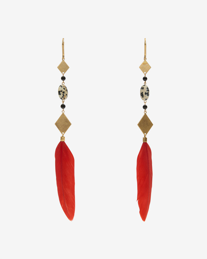 Isabel Marant BOUCLES D'OREILLES DANCING FEATHER Femme HELS