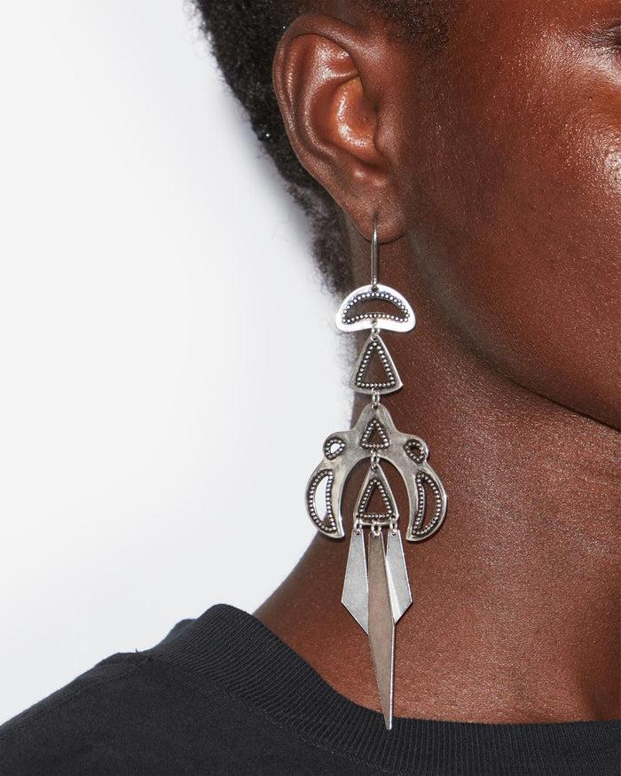 Isabel Marant BOUCLES D'OREILLES MIJINA Femme Argent