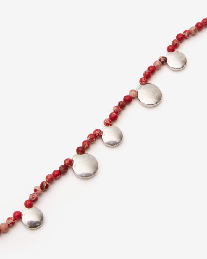 Isabel Marant BRACELET ADRI Homme Rouge Rio-argenté