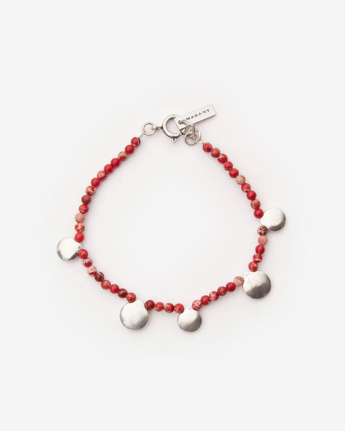 isabel marant BRACELET ADRI Homme rouge rio-argenté