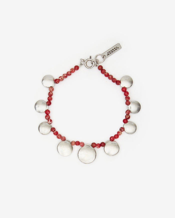 isabel marant BRACELET ADRIEL Femme rouge rio-argenté