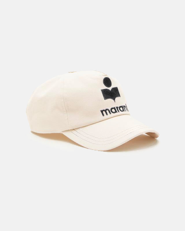 isabel marant Casquette Logo Tyronyh Homme écru et noir