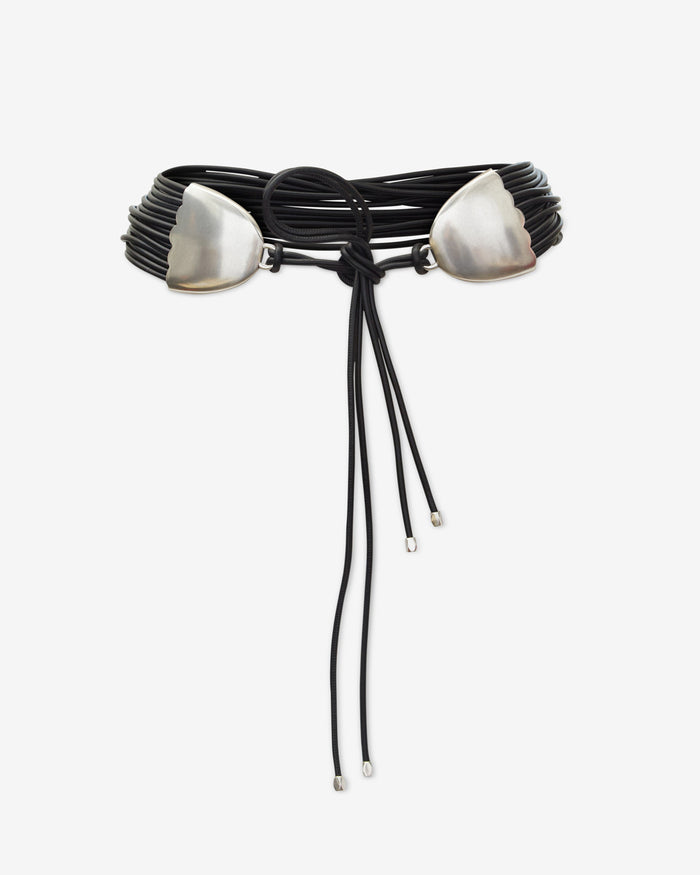 isabel marant CEINTURE BRANDY Femme noir et argenté