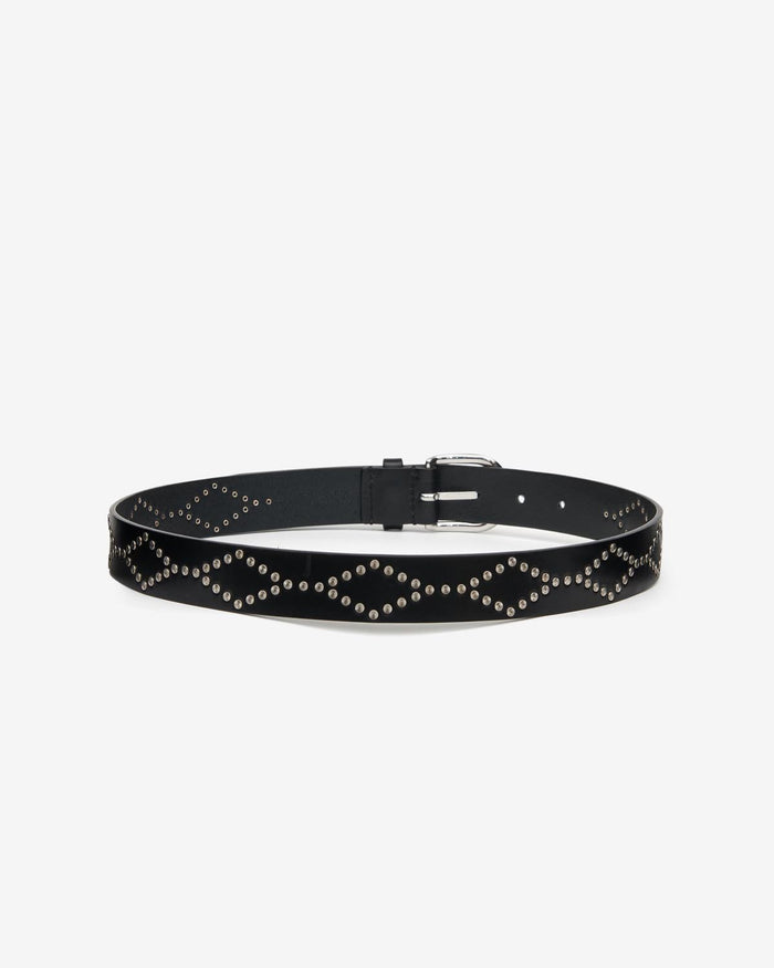 Isabel Marant Ceinture Liliana Femme Noir Et Argenté