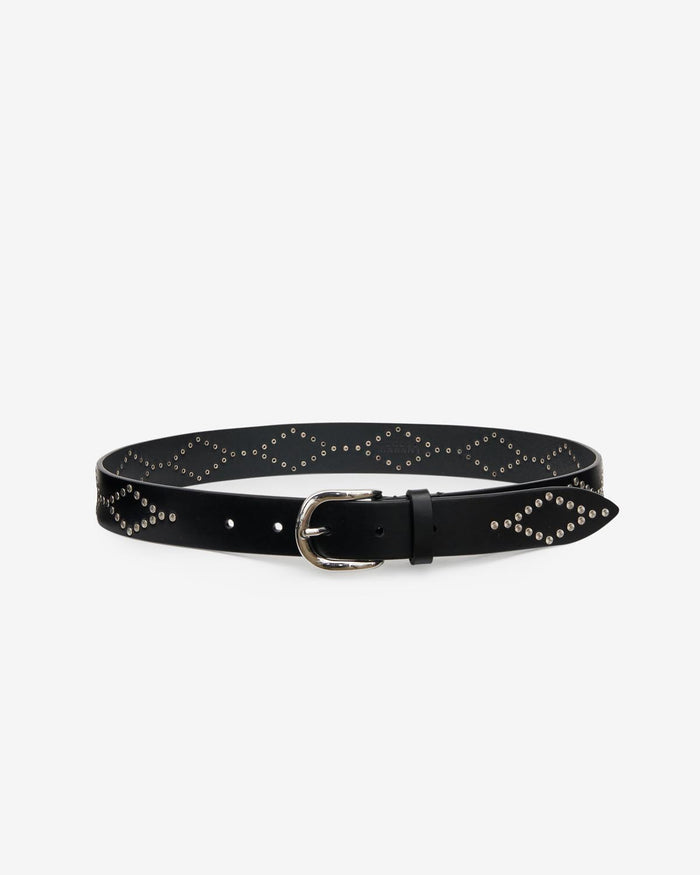 isabel marant Ceinture Liliana Femme noir et argenté
