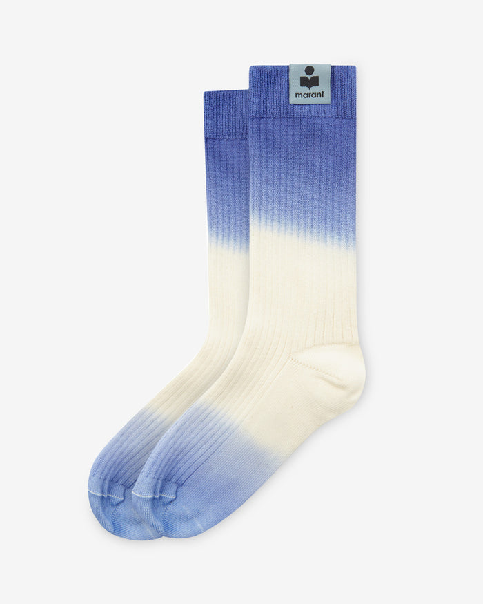isabel marant CHAUSSETTES MIZIA Femme Bleu Clair/Bleu