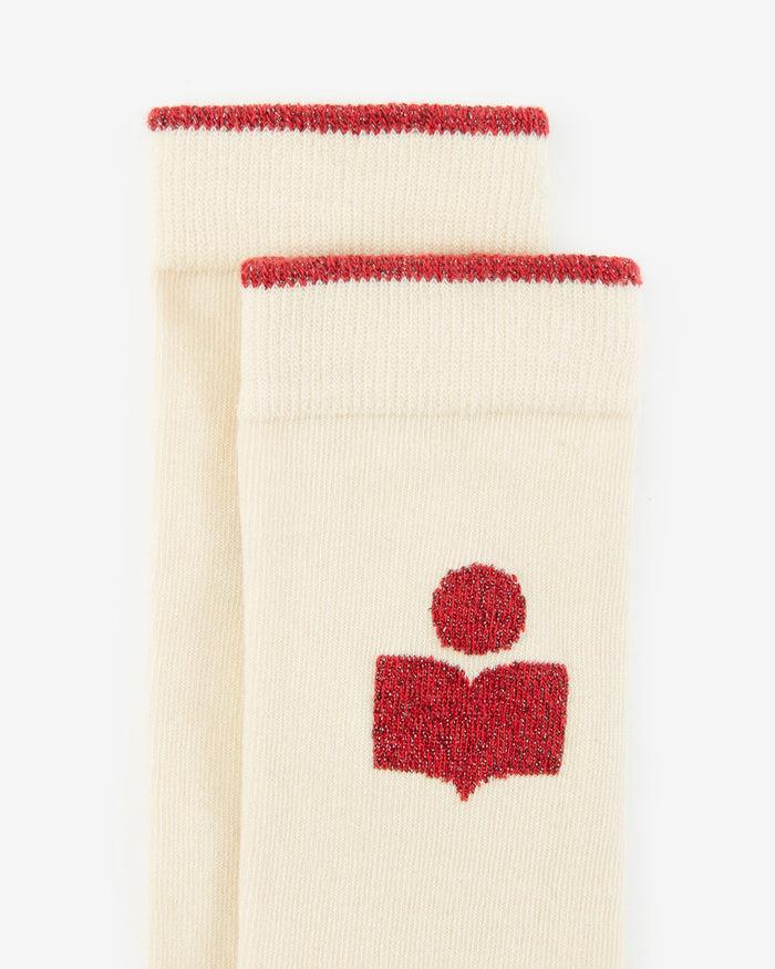 Isabel Marant Chaussettes Socks Duo Femme Multicolor