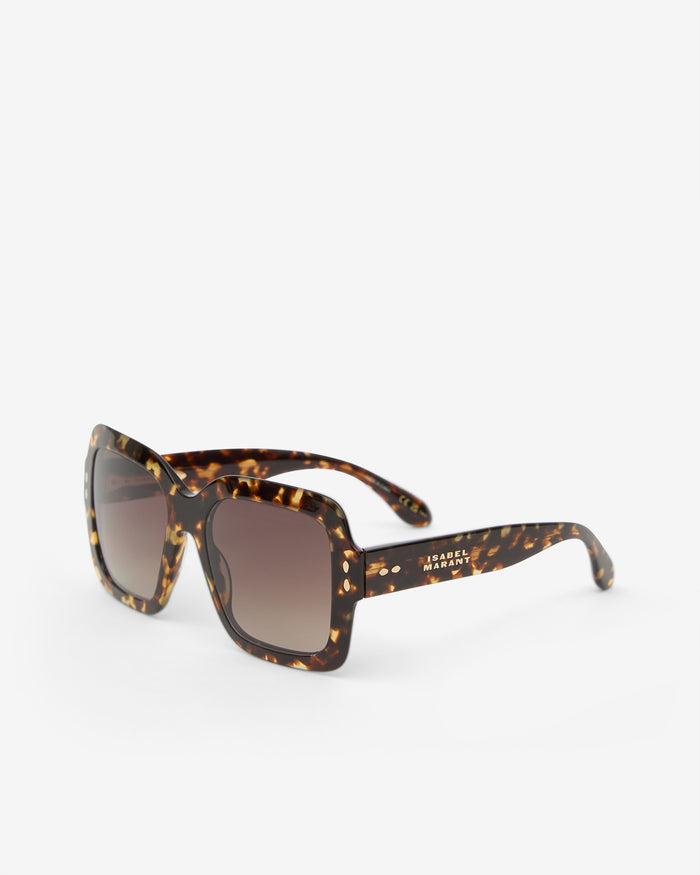 Isabel Marant HEGAXONAL SUNDY Femme Havana-marron S