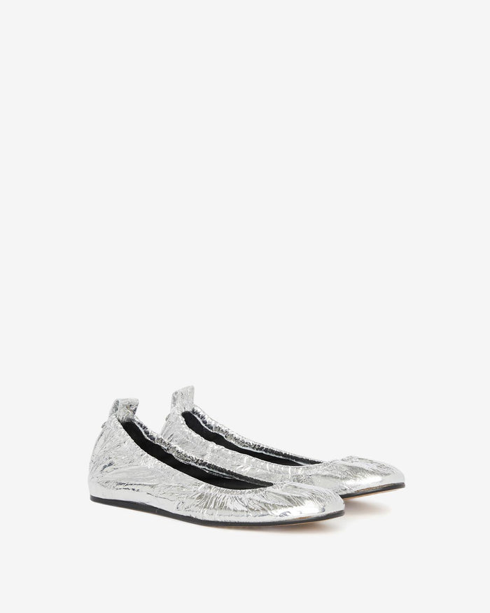 Isabel Marant Ballerines Belna Femme Argent