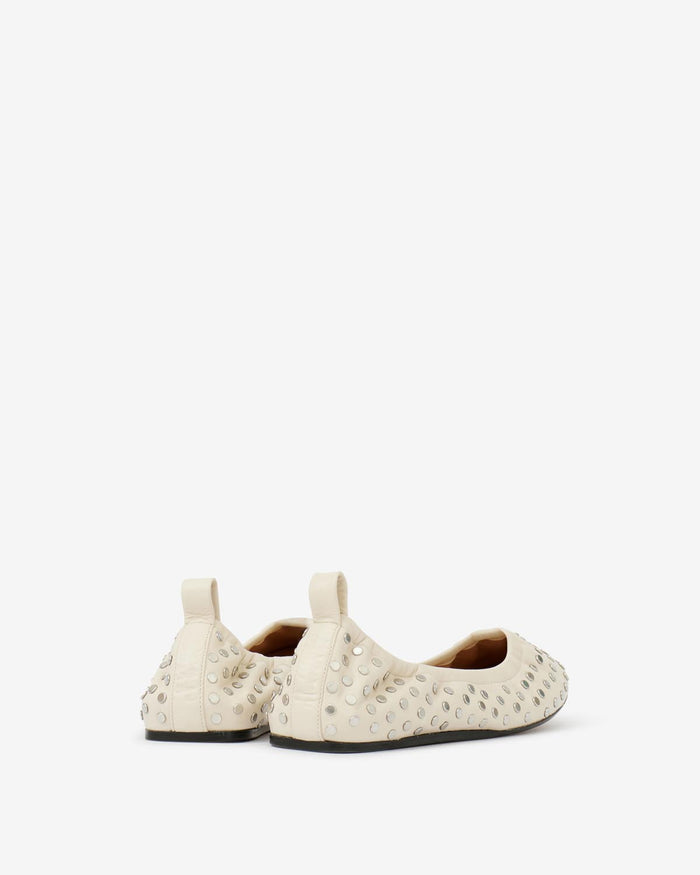 Isabel Marant Ballerines Belna Femme Blanc