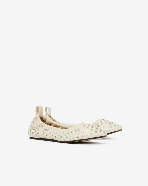 Isabel Marant Ballerines Belna Femme Blanc