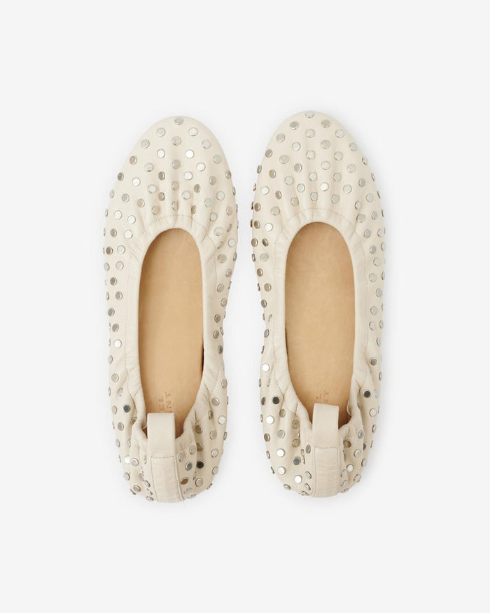 Isabel Marant Ballerines Belna Femme Blanc