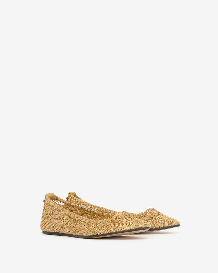 Isabel Marant BALLERINES BELNA Femme Doré