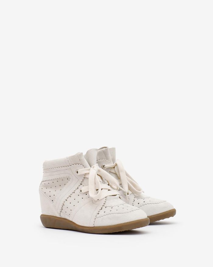 Isabel Marant Baskets Bobby Femme Beige