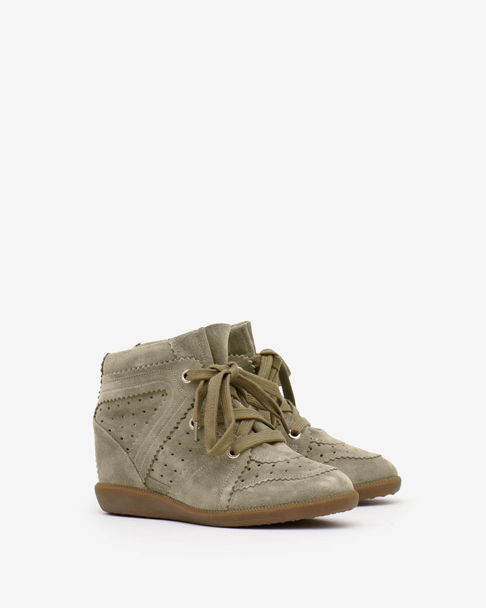 Isabel Marant Baskets Bobby Femme Taupe