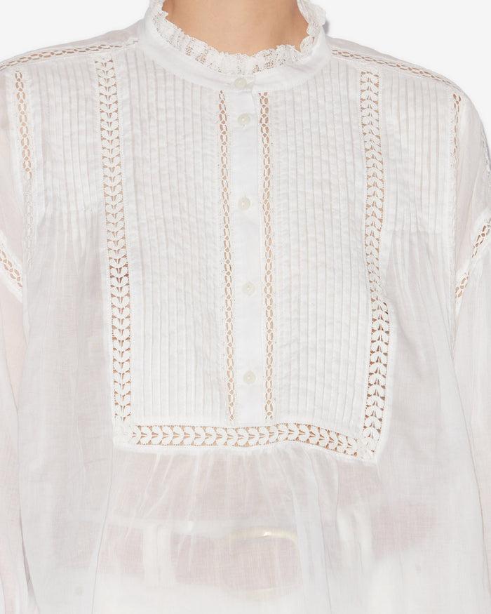 Isabel Marant BLOUSE DISIA Femme Blanc