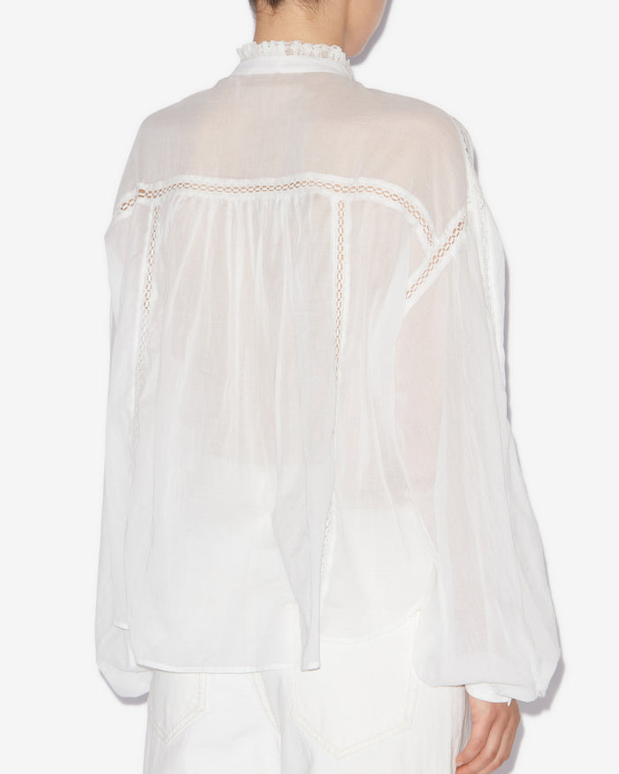 Isabel Marant BLOUSE DISIA Femme Blanc