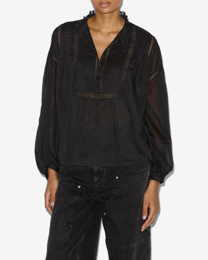 Isabel Marant BLOUSE DISIA Femme Noir
