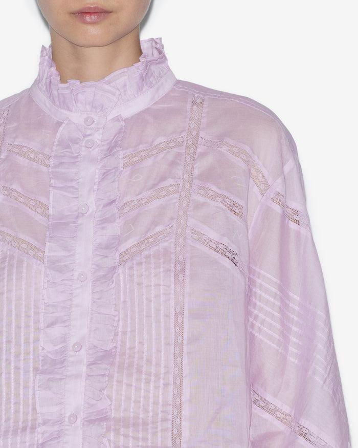 Isabel Marant Blouse Gaia Femme Lilas
