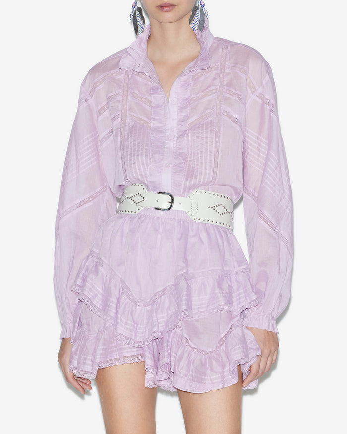 Isabel Marant Blouse Gaia Femme Lilas